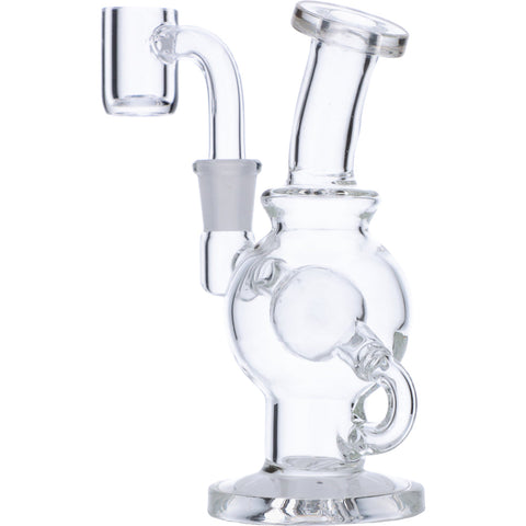 Mini Clear Bent Neck Dab Rig