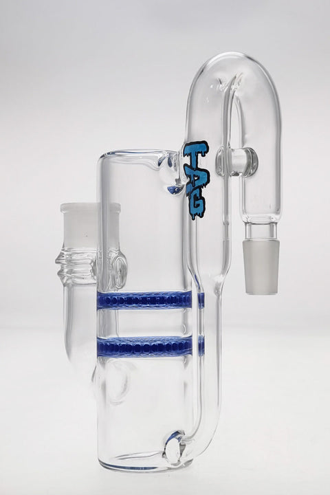 TAG - 8.25" Double Honeycomb Ash Catcher w/ Recycling E.C. 50x5MM (18MM Male to 18MM Female)