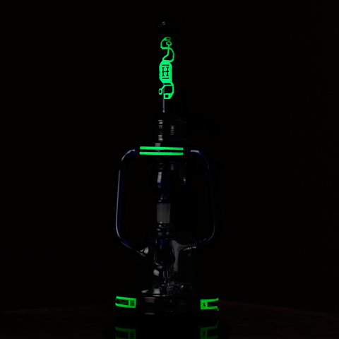 Hemper Cyberpunk XL Glow In The Dark Recycler Bong
