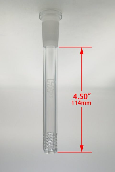 TAG - 18/14MM 6 Row x 3 (54 Hole) Open End Gridded Super Slit Downstem (5.50")