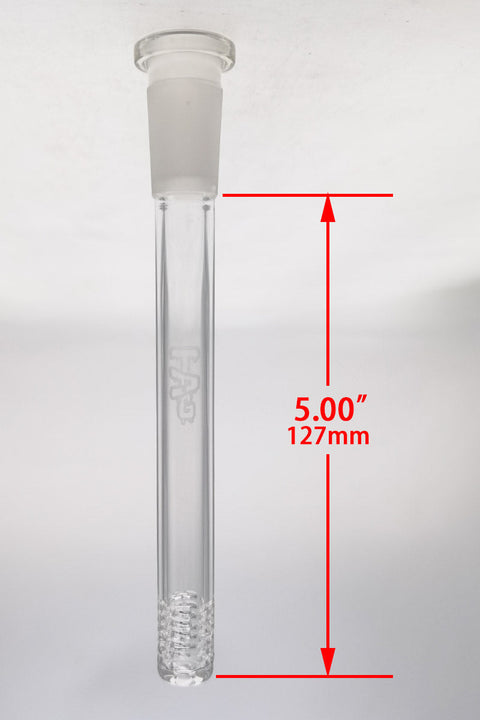 TAG - 18/14MM 6 Row x 3 (54 Hole) Open End Gridded Super Slit Downstem (5.50")