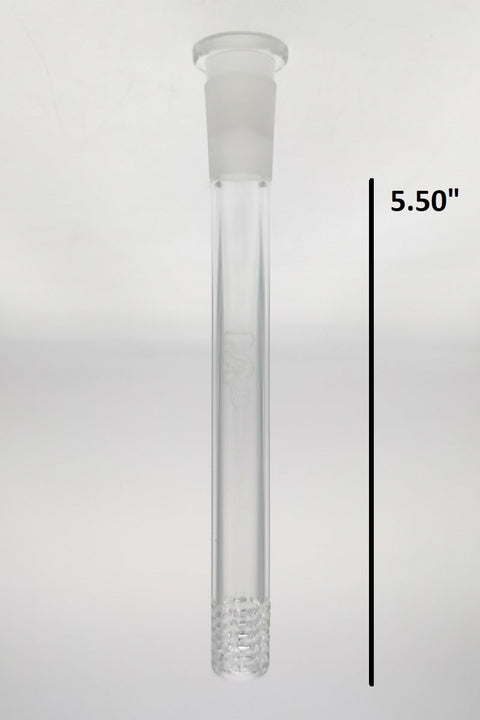 TAG - 18/14MM 6 Row x 3 (54 Hole) Open End Gridded Super Slit Downstem (5.50")