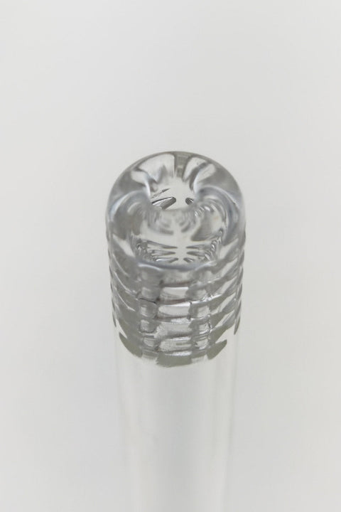 TAG - 18/14MM 6 Row x 3 (54 Hole) Open End Gridded Super Slit Downstem (5.50")