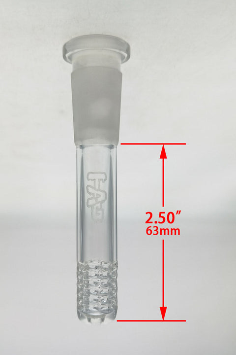 TAG - 18/14MM 6 Row x 3 (54 Hole) Open End Gridded Super Slit Downstem (5.50")