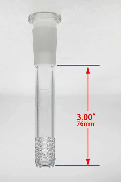 TAG - 18/14MM 6 Row x 3 (54 Hole) Open End Gridded Super Slit Downstem (5.50")