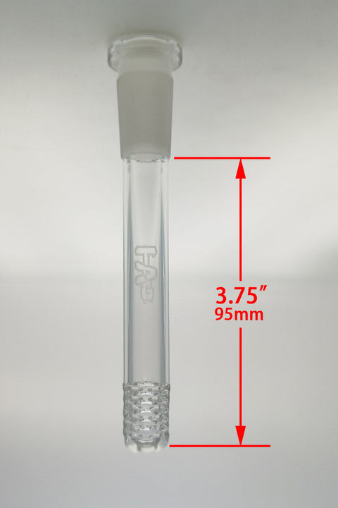 TAG - 18/14MM 6 Row x 3 (54 Hole) Open End Gridded Super Slit Downstem (5.50")