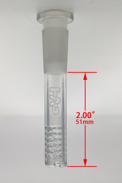 TAG - 14/10MM 6 Row x 2 (36 Hole) Open End Gridded Super Slit Downstem