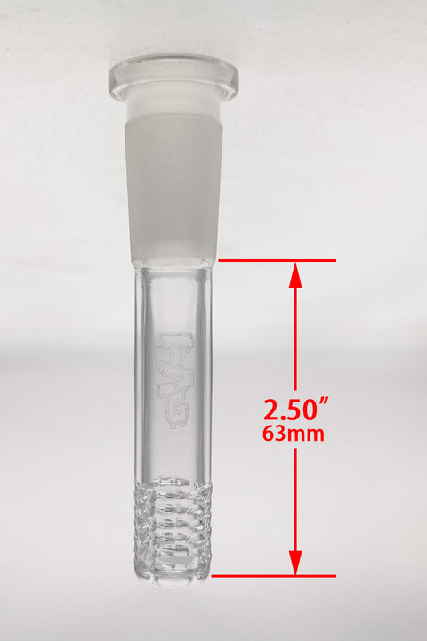 TAG - 18/14MM 6 Row x 3 (54 Hole) Open End Gridded Super Slit Downstem (5.50")