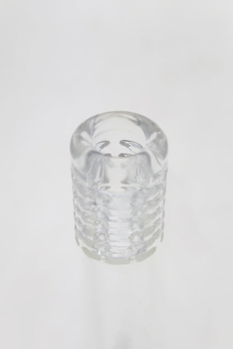 TAG - 18/14MM 6 Row x 3 (54 Hole) Open End Gridded Super Slit Downstem (5.50")