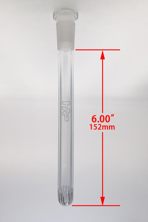 TAG - 18/14MM Closed End Rounded Super Slit Showerhead Downstem