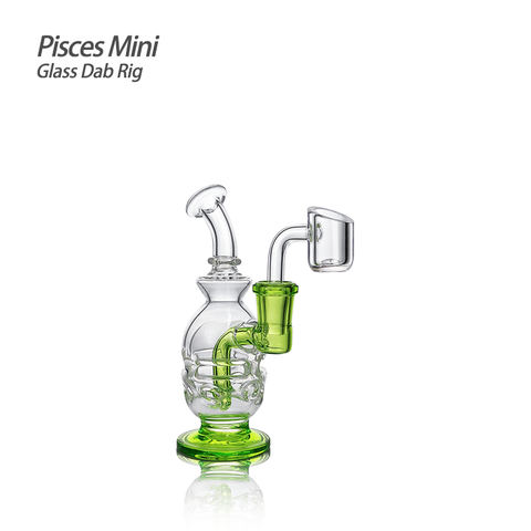 Waxmaid 5.27″ Pisces Mini Glass Dab Rig