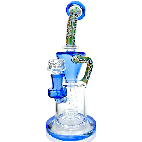 10" AFM Glass Drain Incycler Reversal Showerhead Dab Rig