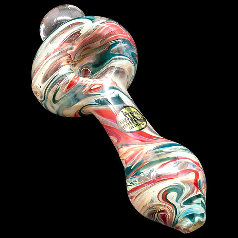 Marble Melt Magnifier Spoon Glass Pipe