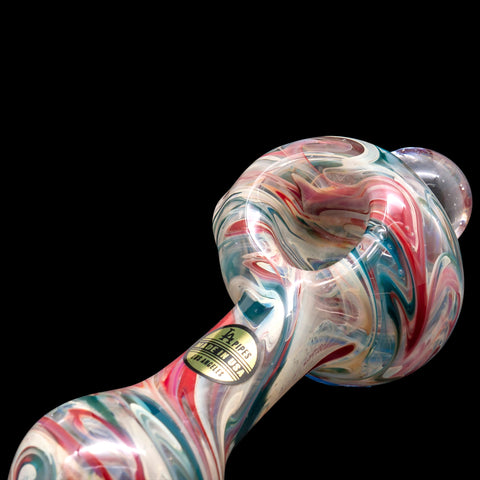 Marble Melt Magnifier Spoon Glass Pipe