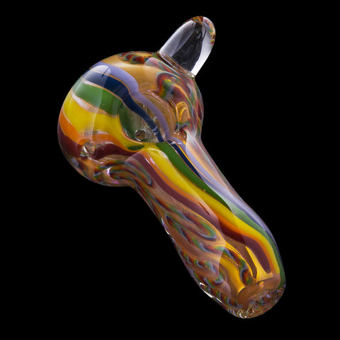 "Rainbow Gold" Fumed Marble Pipe