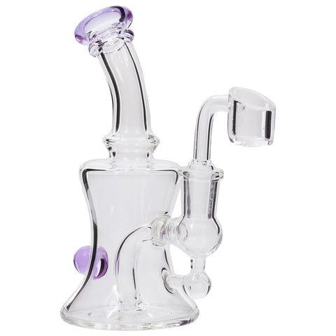 Glassic Marble-Studded Dab Rig