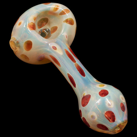 "Polka Dot" Glass Spoon Pipe