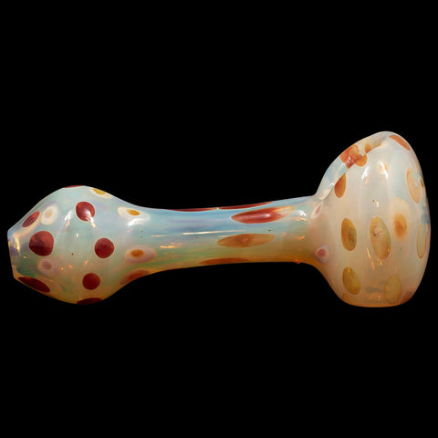 "Polka Dot" Glass Spoon Pipe