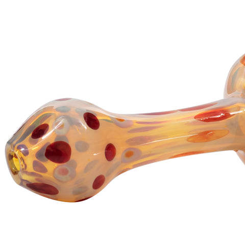 "Polka Dot" Glass Spoon Pipe