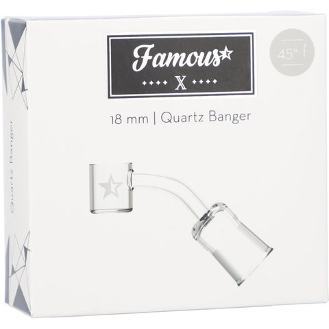 Famous X Replacement Banger - 45 Degree 18mm Female