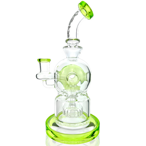 9" AFM Swiss Shower-Head Perc Glass Dab Rig