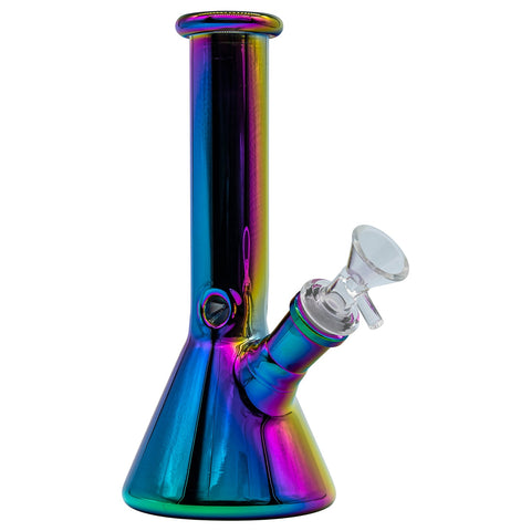 Glassic Iridescent Rainbow Beaker Bong