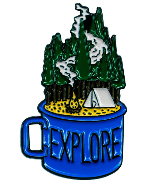 Explorer's Cup Enamel Pin