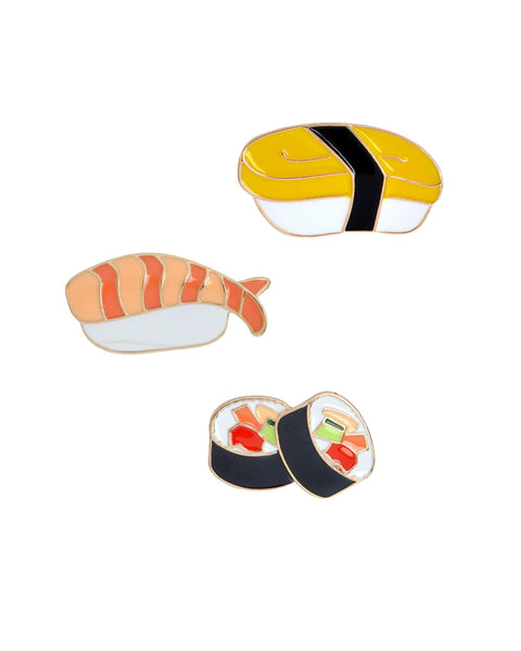Sushi Enamel Pin 3 Pack