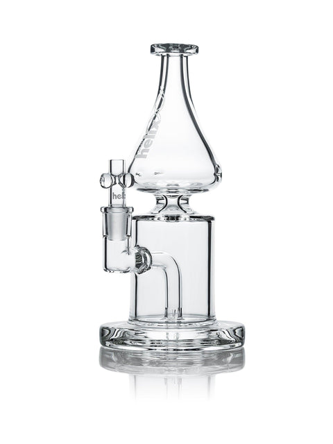 Helix™ Clear Straight Base w/ Fixed Downstem Water Pipe