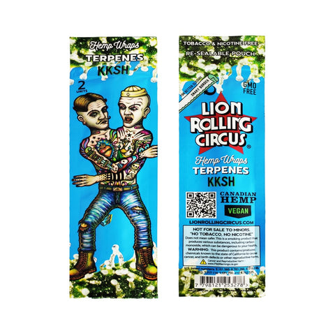 Lion Rolling Circus Hemp Wraps W/ Terpenes - Full Box